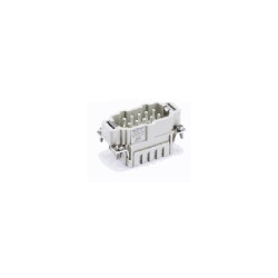 Insert HE, Raccordement à Sertir, mâle, 10 pin, 16A, Polycarbonate, 10B 